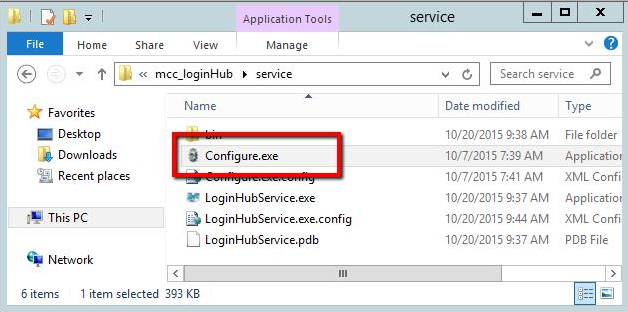Configuration Application Launch Step